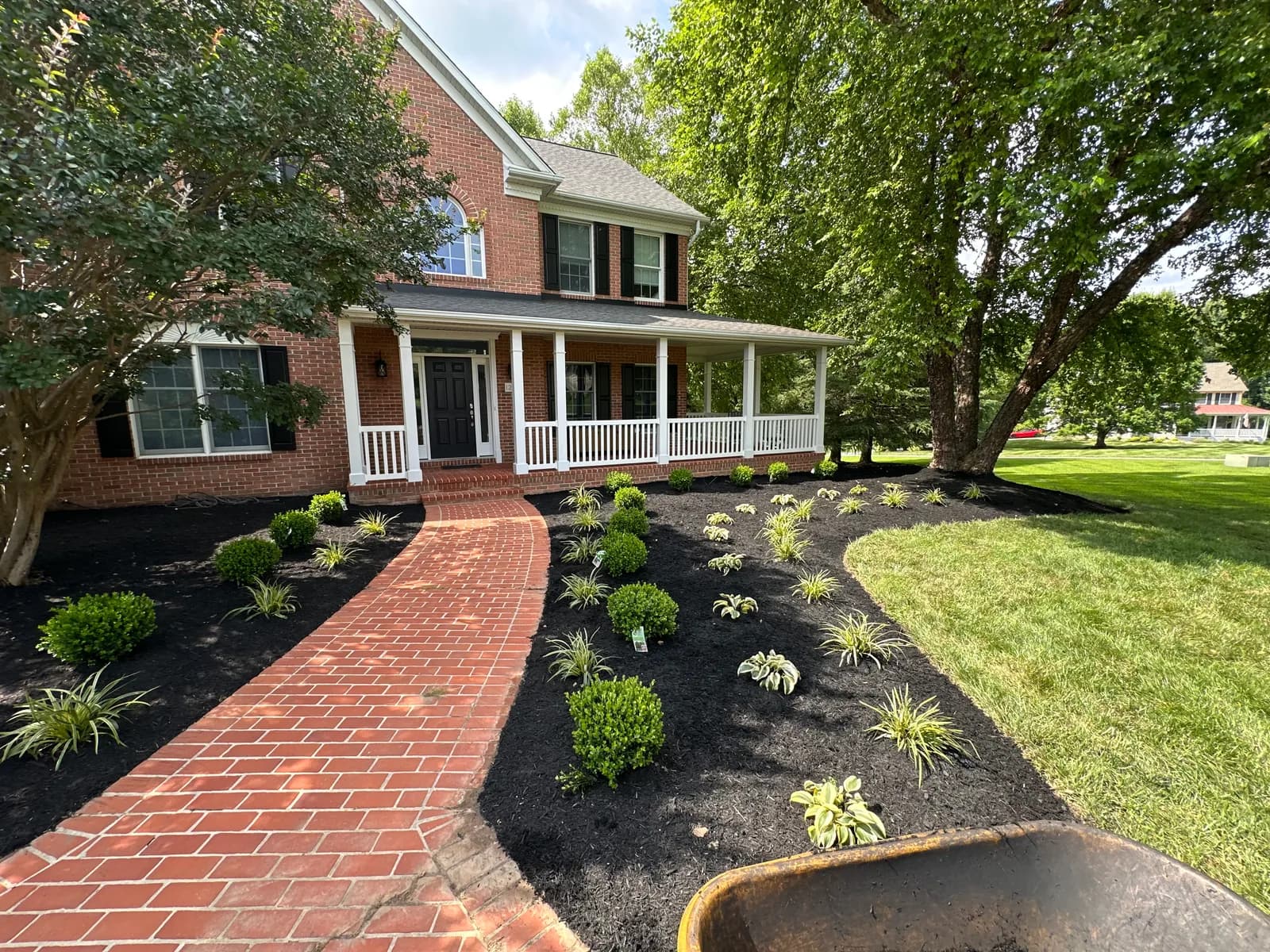 Landscaping — after